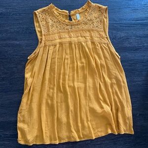 Mustard color blouse